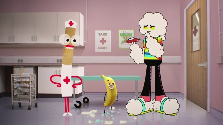 Банан и ручка