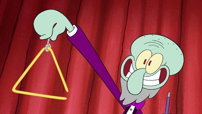 Сквидвард ложится на дно