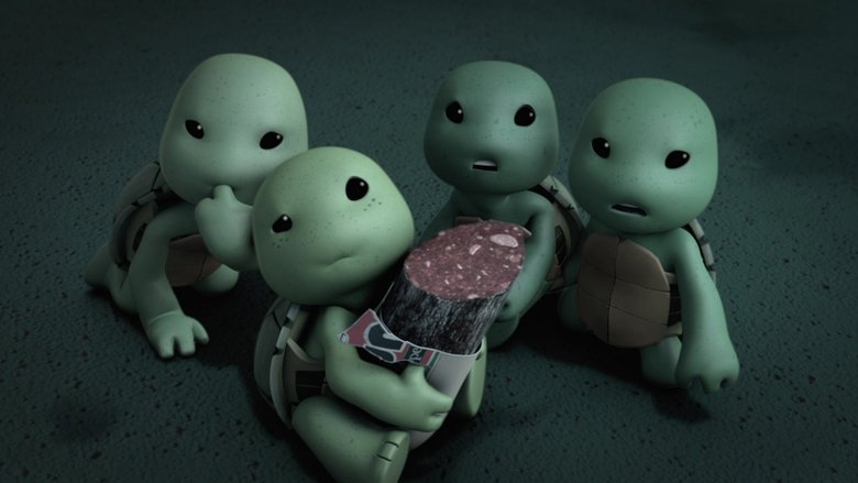 Одинокая крыса и детеныши